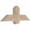 Ekena Millwork Eugene Smooth Timber Gable Bracket, Douglas Fir, 36"W x 13"H x 3 1/2"D x 5 1/2"F, 9/12 Pitch GBW036X13X0406EUG00SDF - alternate 4